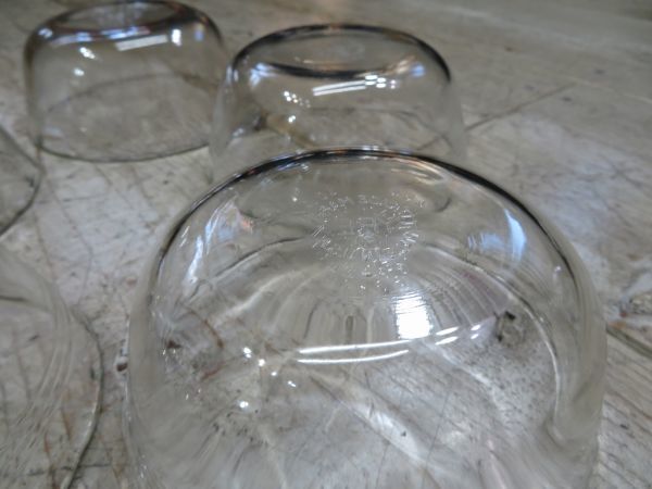 [USED/ Vintage ] 1960 period American made PYREX/ Pyrex glass small bowl / bowl 5 piece for searching = antique / desert bowl / stylish /E0107