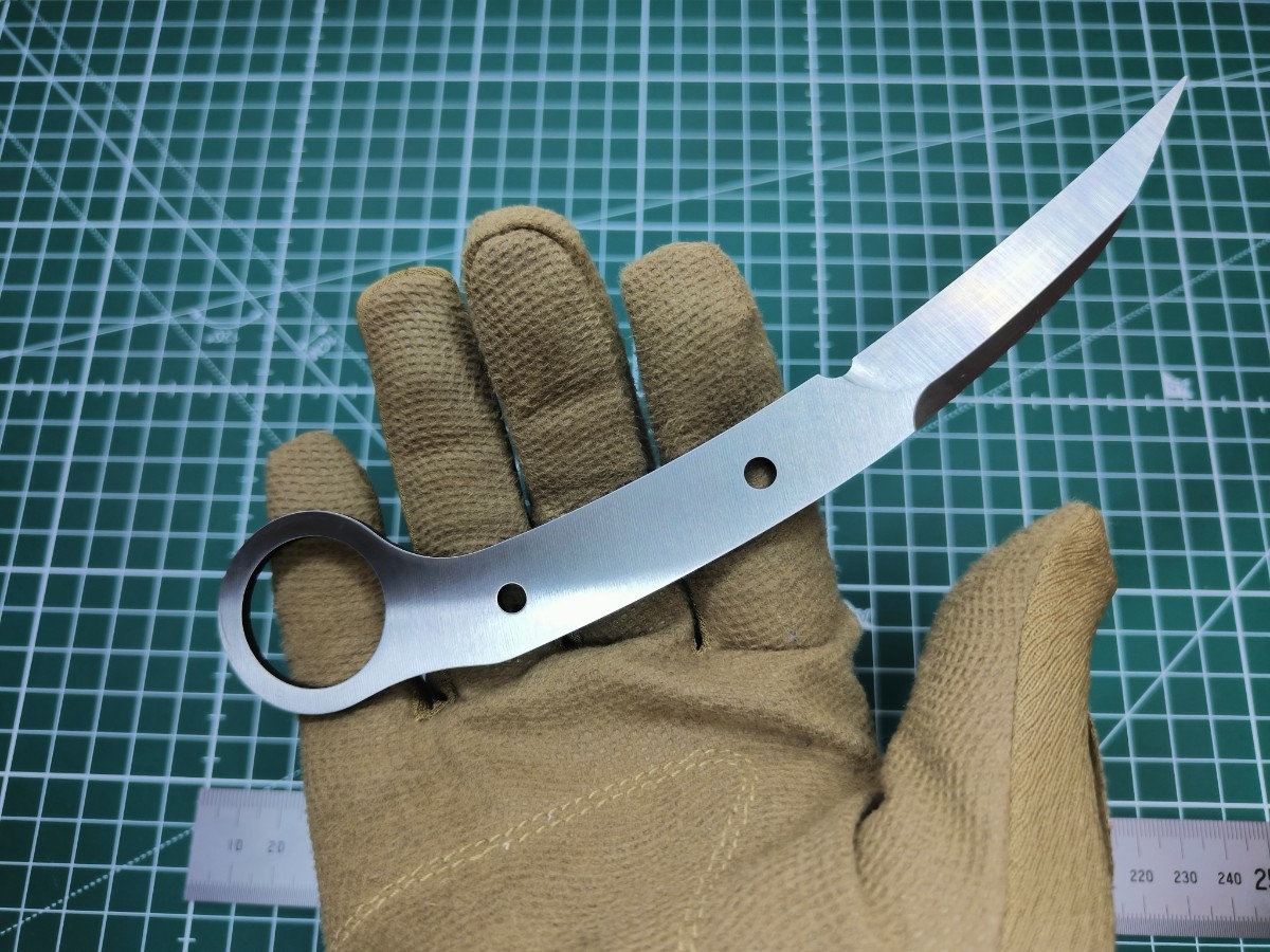 B#3 ナイフブランク ナイフ ナイフメーキング ナイフ自作 ブランク加工 刃材 の画像2
