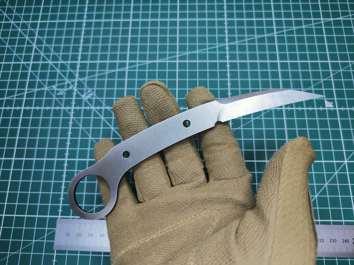 B#3 ナイフブランク ナイフ ナイフメーキング ナイフ自作 ブランク加工 刃材 の画像4