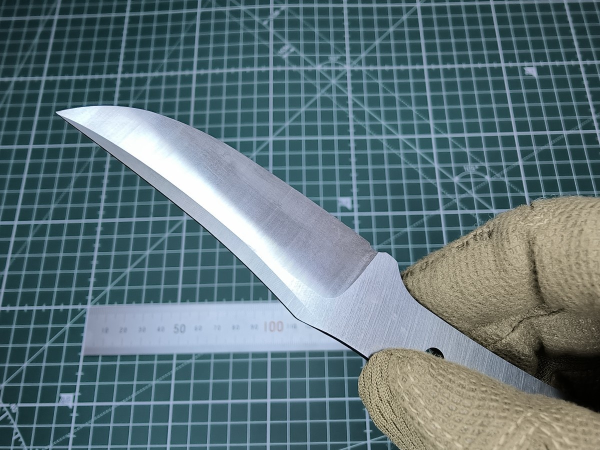 B#12　ナイフブランク　ナイフ ナイフメーキング　ナイフ自作　ブランク加工　刃材 440C_画像4