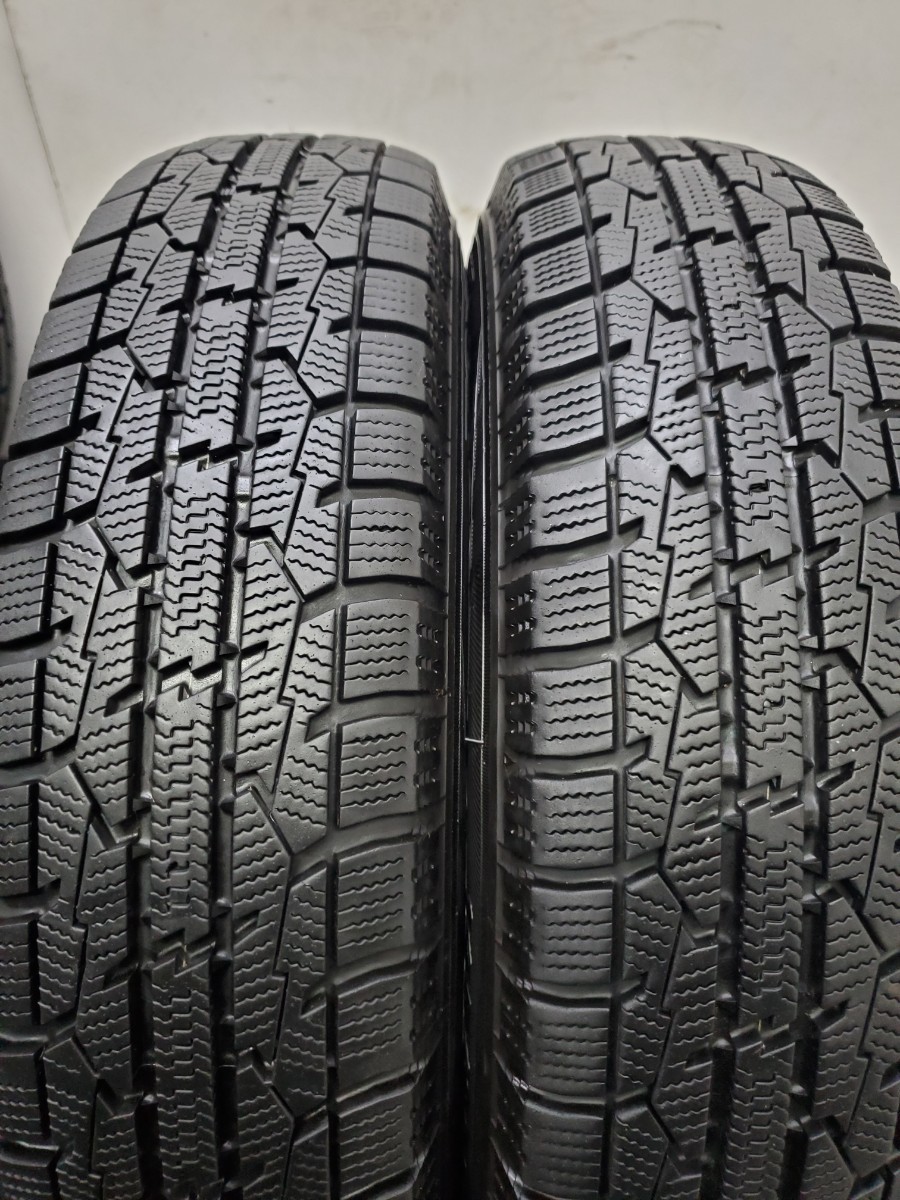 145/80R13 スタッドレス 冬タイヤ 4本 アルミホイール付き トーヨー GIZ 20年式 13インチ 4J 送料無料 T2333_画像7