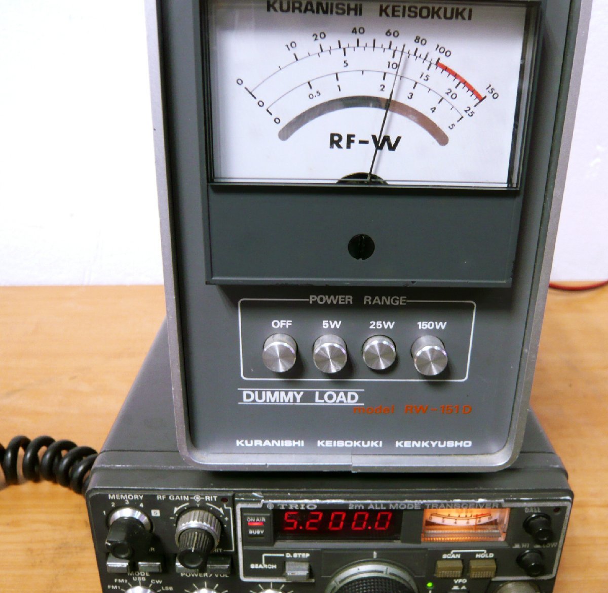 TRIO / KENWOOD　　2mオールモード「TR-9000 」（144MHz /SSB, FM. CW ) 10W 動作品_画像2