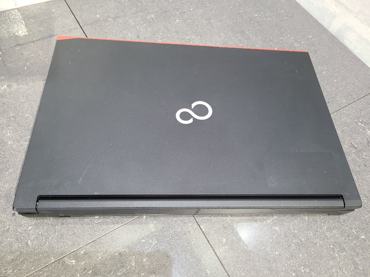 【現状品】管1X58 FUJITSU LIFEBOOK A577/P FMVA18005 CPU core i3-7100U Bios起動OK HDD無し、メモリー4GB、バッテリー有り の画像4