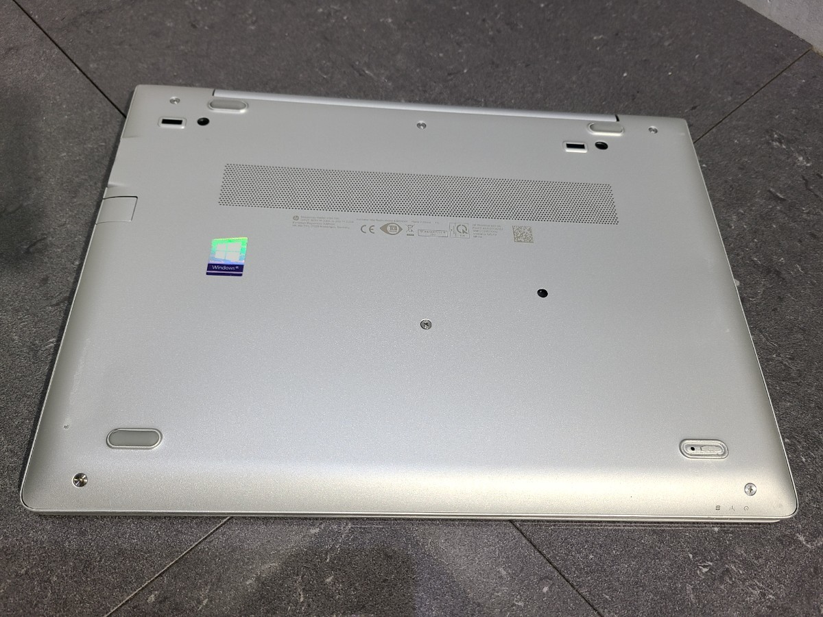 【中古動作品】管1X125 HP EliteBook 830 G5 core i5-8250U SSD256GB、メモリー8GB、バッテリー有り、クリーンインストール済み 外装傷有り_画像8