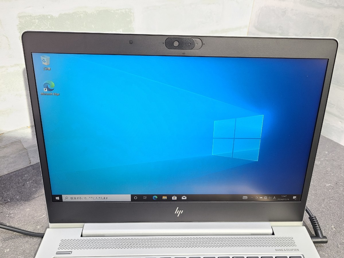 【中古動作品】管1X140 HP EliteBook 830 G5 core i5-8250U SSD256GB、メモリー8GB、バッテリー有り、クリーンインストール済み _画像2