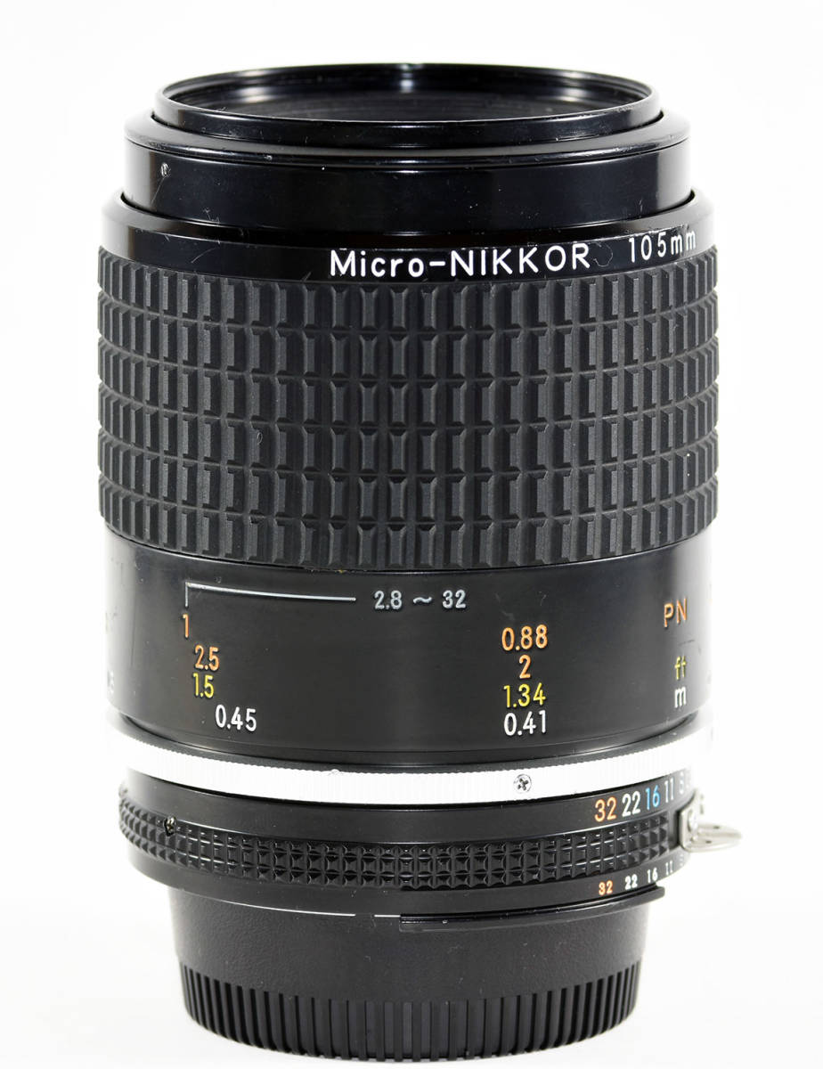 ジャンク　Nikon Ai-S Micro-NIKKOR 105mm f2.8 一眼レフカメラ用接写レンズ　ポートレート撮影に最適　デジカメで高解像の画像_画像4