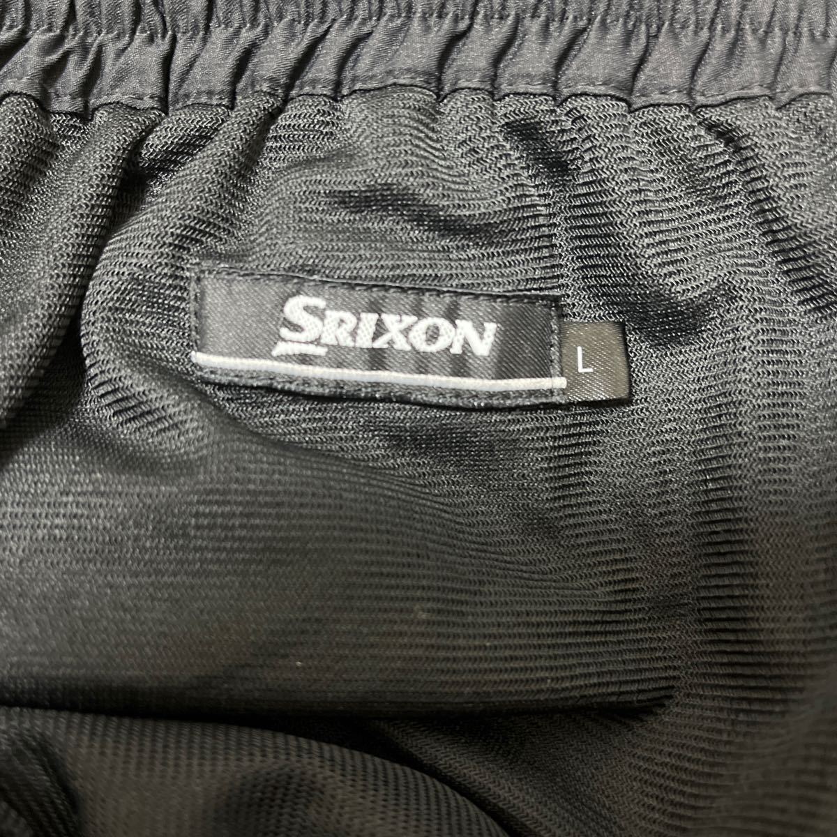 SRIXON スリクソン ナイロンパンツ Lサイズ ブラック ポリエステル 防風_画像5