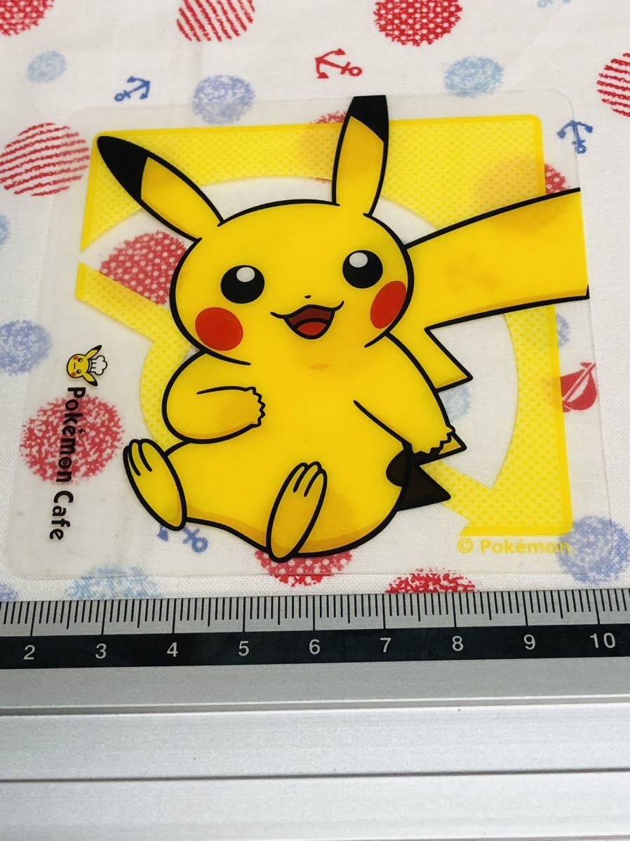 ポケモンカフェ コースター ピカチュウ_画像1