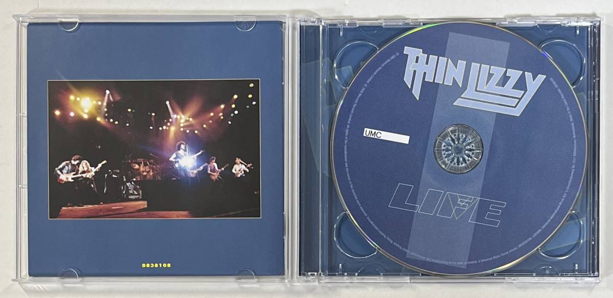 M5811*THIN LIZZY*LIFE LIVE(2CD) foreign record / i-ll Land production hard rock 
