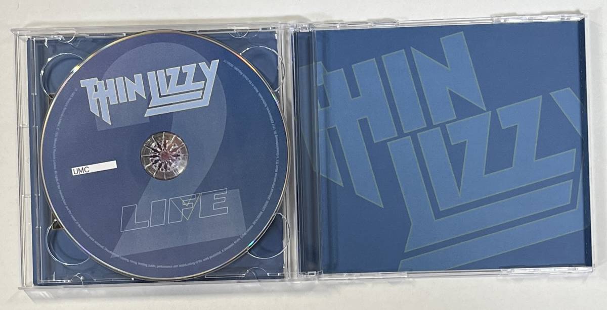 M5811*THIN LIZZY*LIFE LIVE(2CD) foreign record / i-ll Land production hard rock 