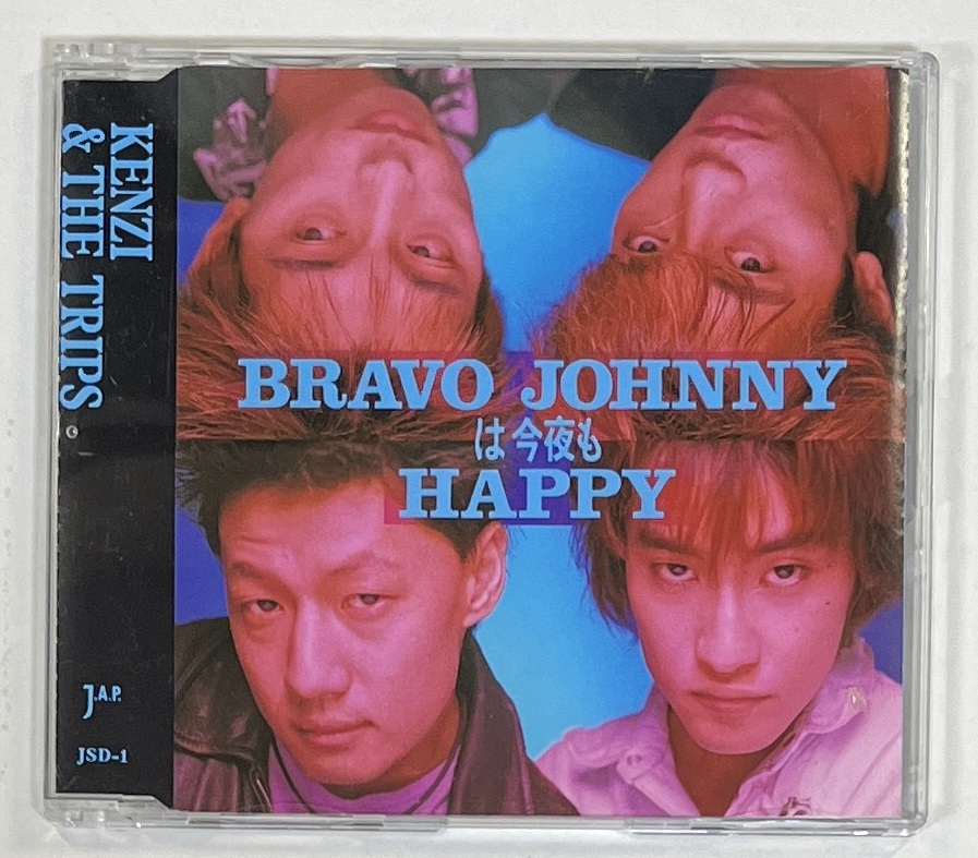 M5848◆KENZI & THE TRIPS◆BRAVO JOHNNYは今夜もHAPPY(1CD)日本盤/北海道出身パンク・バンド/八田ケンヂ_画像1