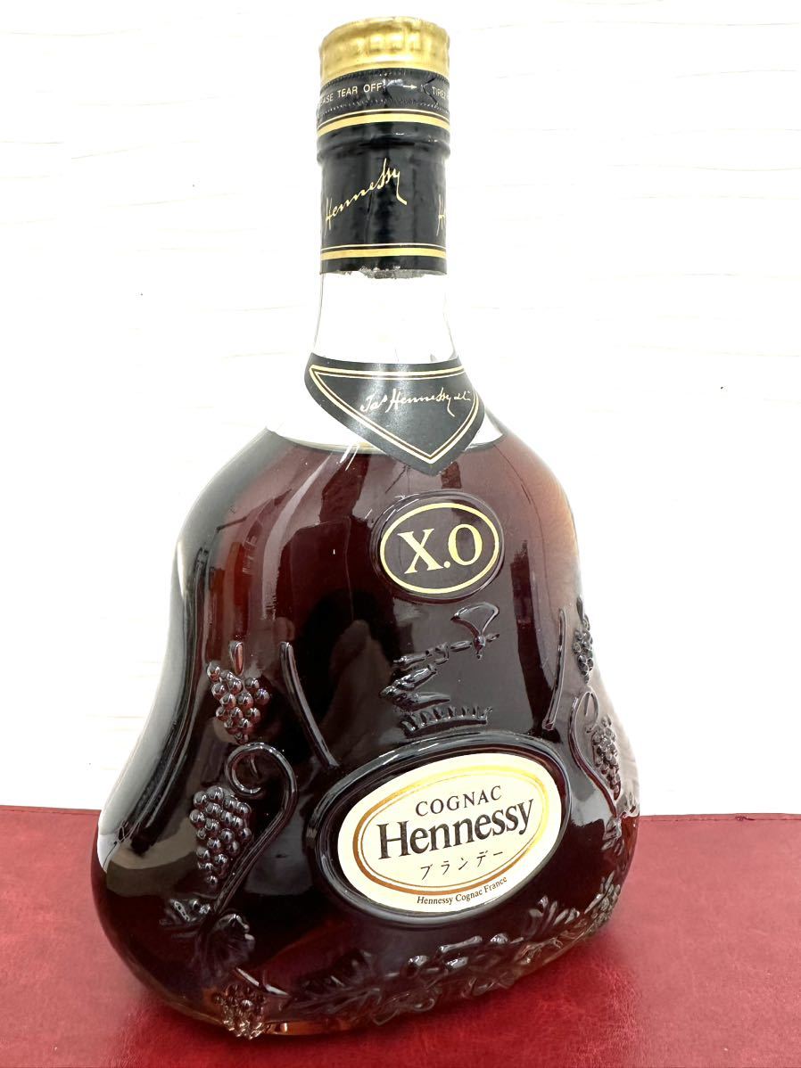 Hennessy XO ヘネシー　金キャップ　ブランデー クリアボトル　700ml 40% 木箱入り_画像9