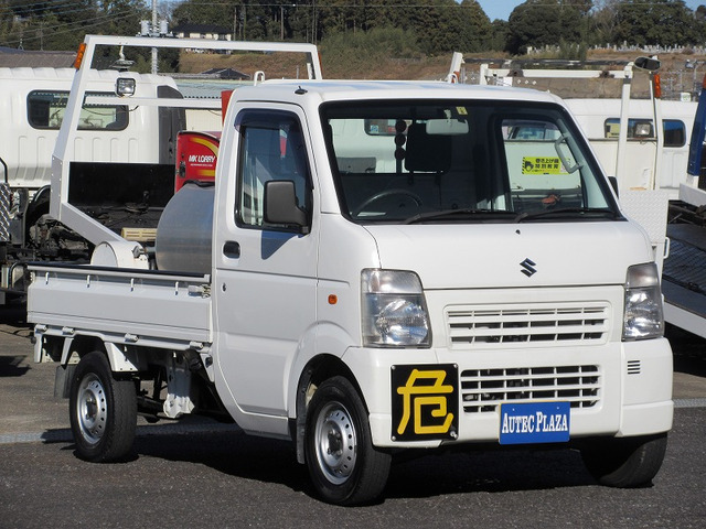 【諸費用コミ】:平成22年 スズキ キャリイ タンクローリー車 消防書類有り MK精工 灯油 430?_画像の続きは「車両情報」からチェック