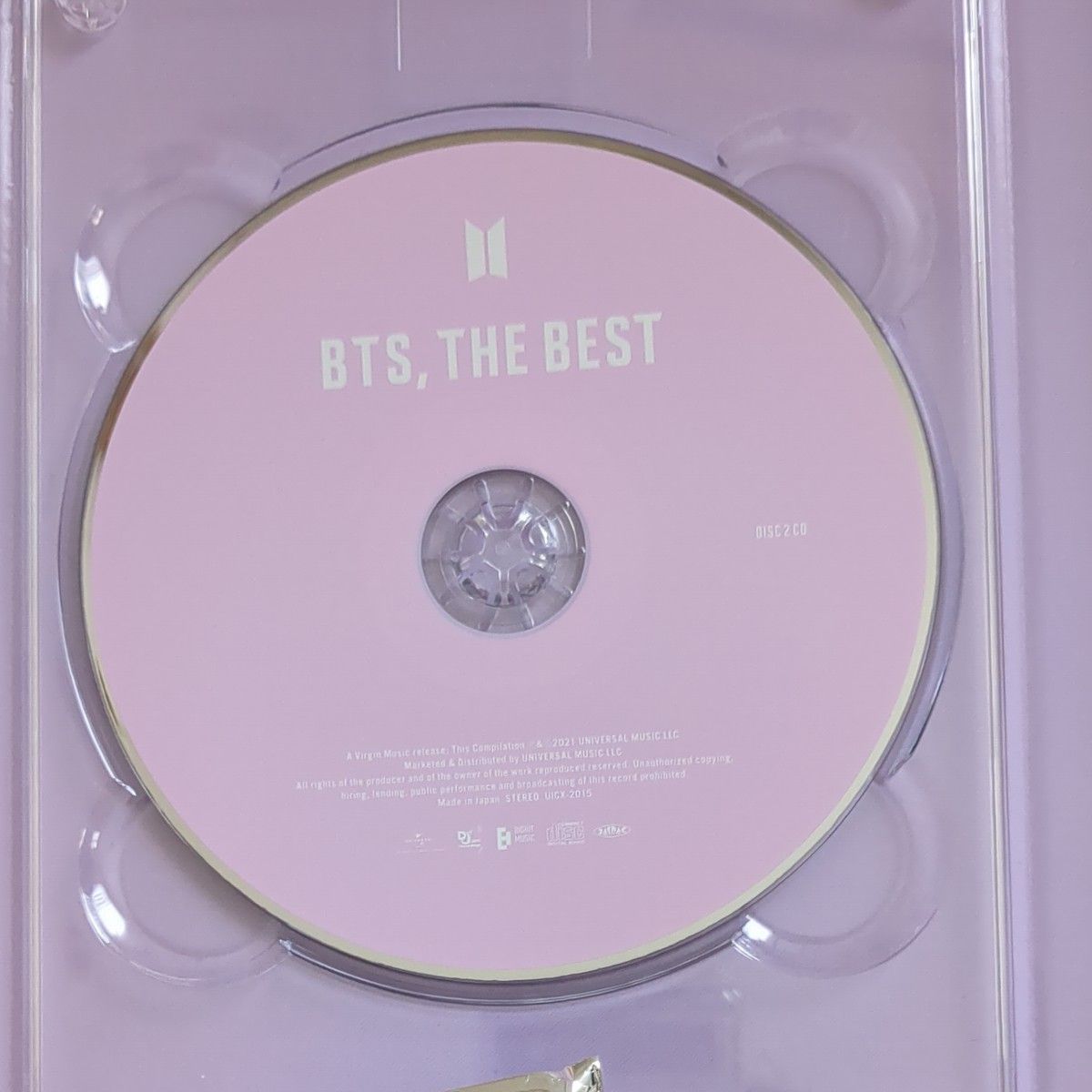 【BTS】BTS,THE BEST ＆トレイ　CD. Blu-ray　トレイ未使用