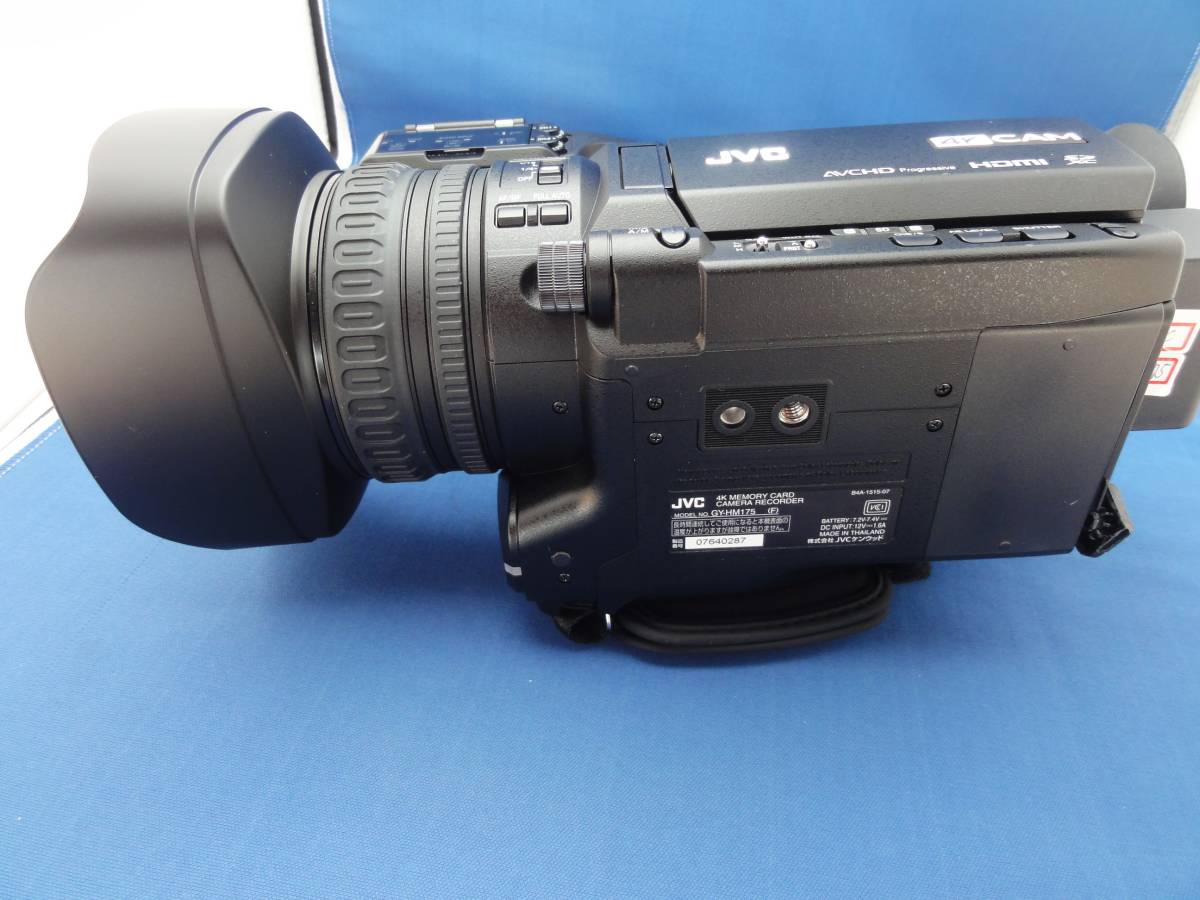 ★業務用 4K JVC GY-HM175 18時間 新品同様 即決★の画像7