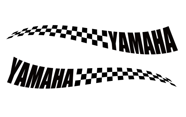 フラッグタイプステッカー★YAMAHA★ヤマハ★kstdm_画像1