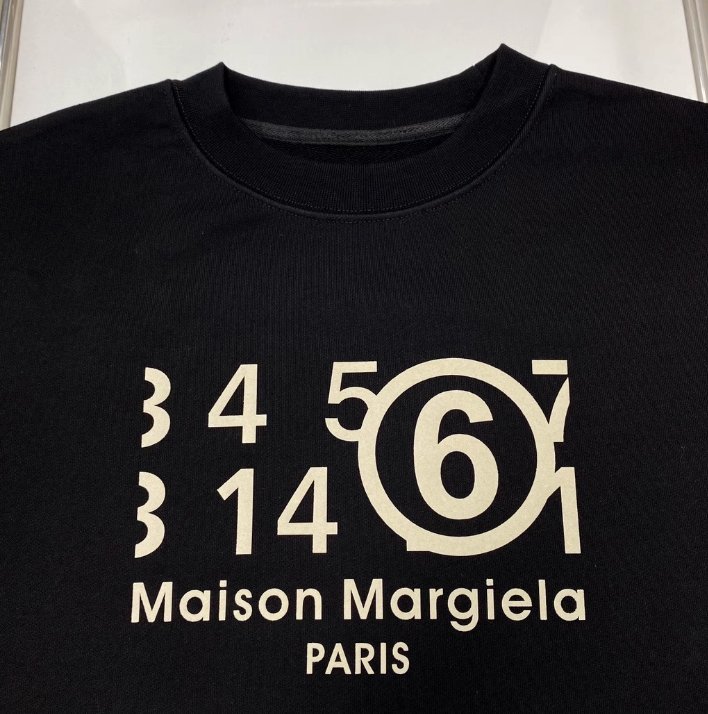 Maison Margiela マルタンマルジェラ　メンズ　パーカ　数字ロゴ　丸首　S-XL　サイズ選択可能　MM6　3172_画像2