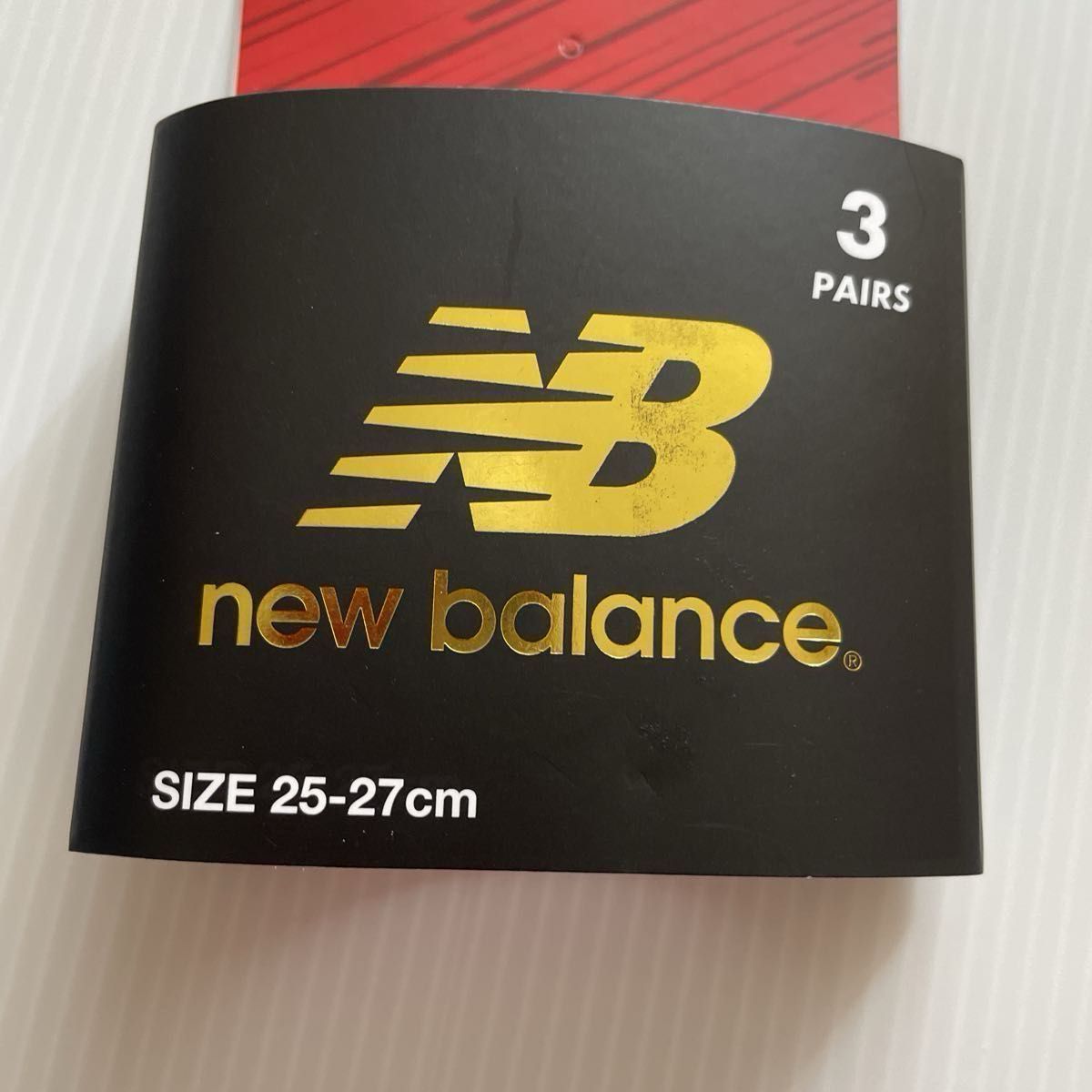 新品☆ニューバランス new balance メッシュ 土踏まずサポート 軽量 速乾 ソックス 靴下（25-27cm）