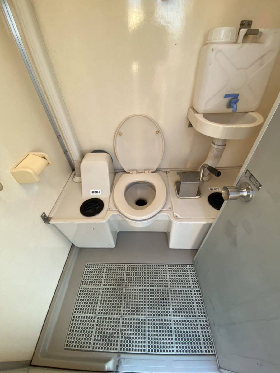 熊本県　仮設トイレ移動式車載用トイレ 軽トラ 仮設 _画像8