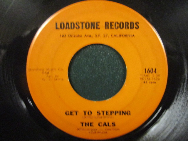 The Cals ： Get To Stepping 7'' / 45s ★ Organ Soul Jazz / オルガン ☆ c/w Stand Tall // 5点で送料無料_画像2