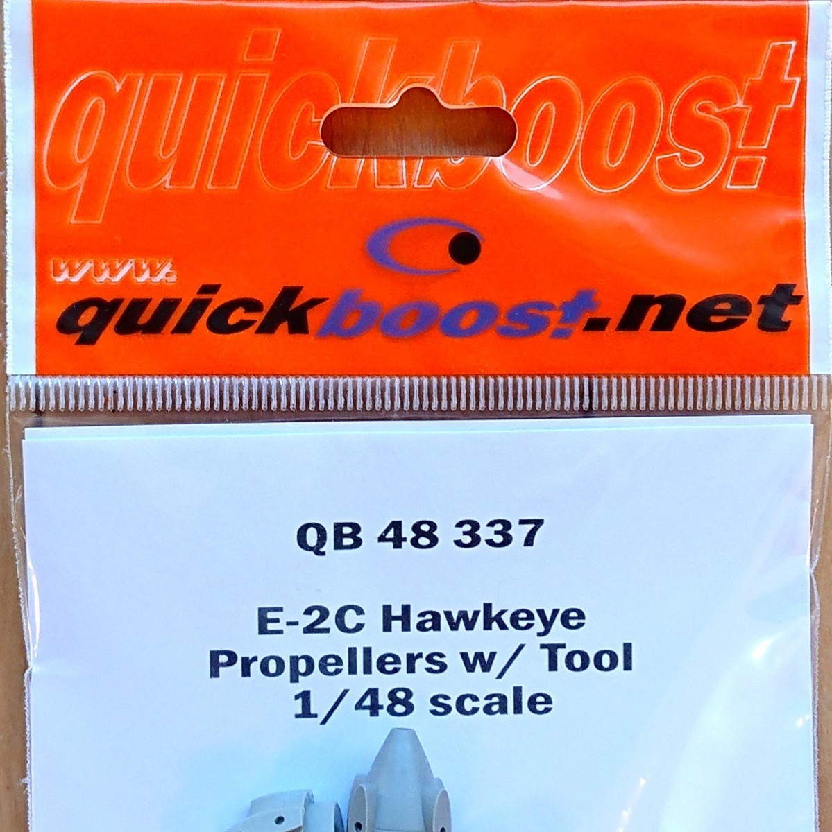 【新品、未開封】quickboost QB48-337 1/48 E-2C Hawkeye ホークアイ Propellers w/Tool レジン製ディテールアップパーツ キネティック用_画像4