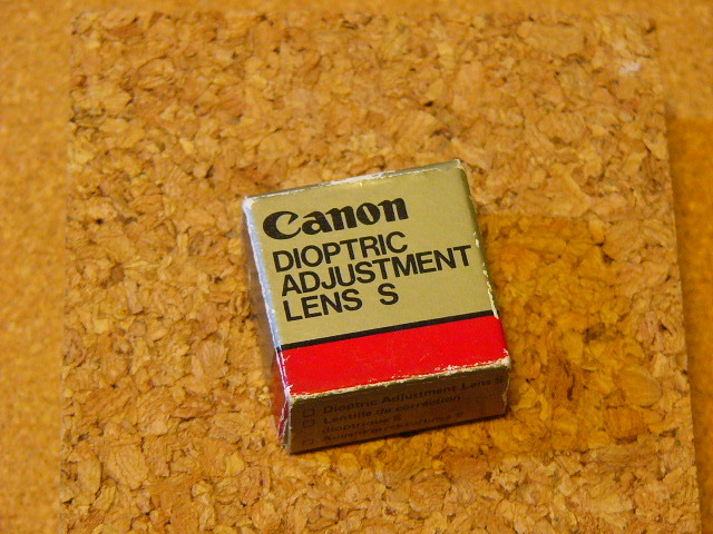未使用品 Canon DIOPTRIC ADJUSTMENT LENS S +0.5 (未使用品) A-1/AE-1/AE-1P他 適合_画像1