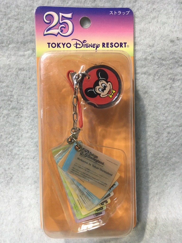  Tokyo Disney resort 25 anniversary strap attraction ticket big 10 new goods unopened 