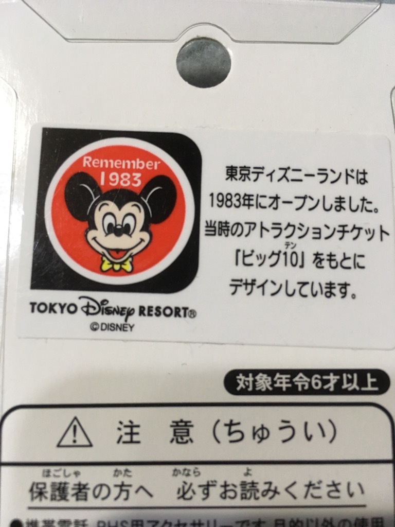  Tokyo Disney resort 25 anniversary strap attraction ticket big 10 new goods unopened 