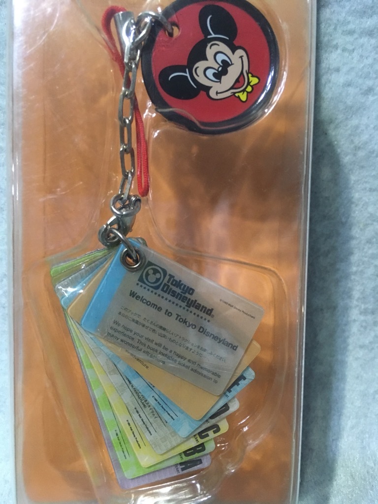  Tokyo Disney resort 25 anniversary strap attraction ticket big 10 new goods unopened 