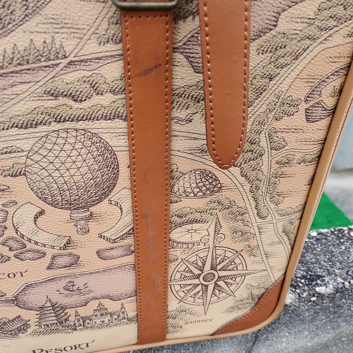 激レア ディズニートランク マクドナルド レトロ コラボ 旅行鞄 スーツケース ヴィンテージ 限定 非売品の画像10