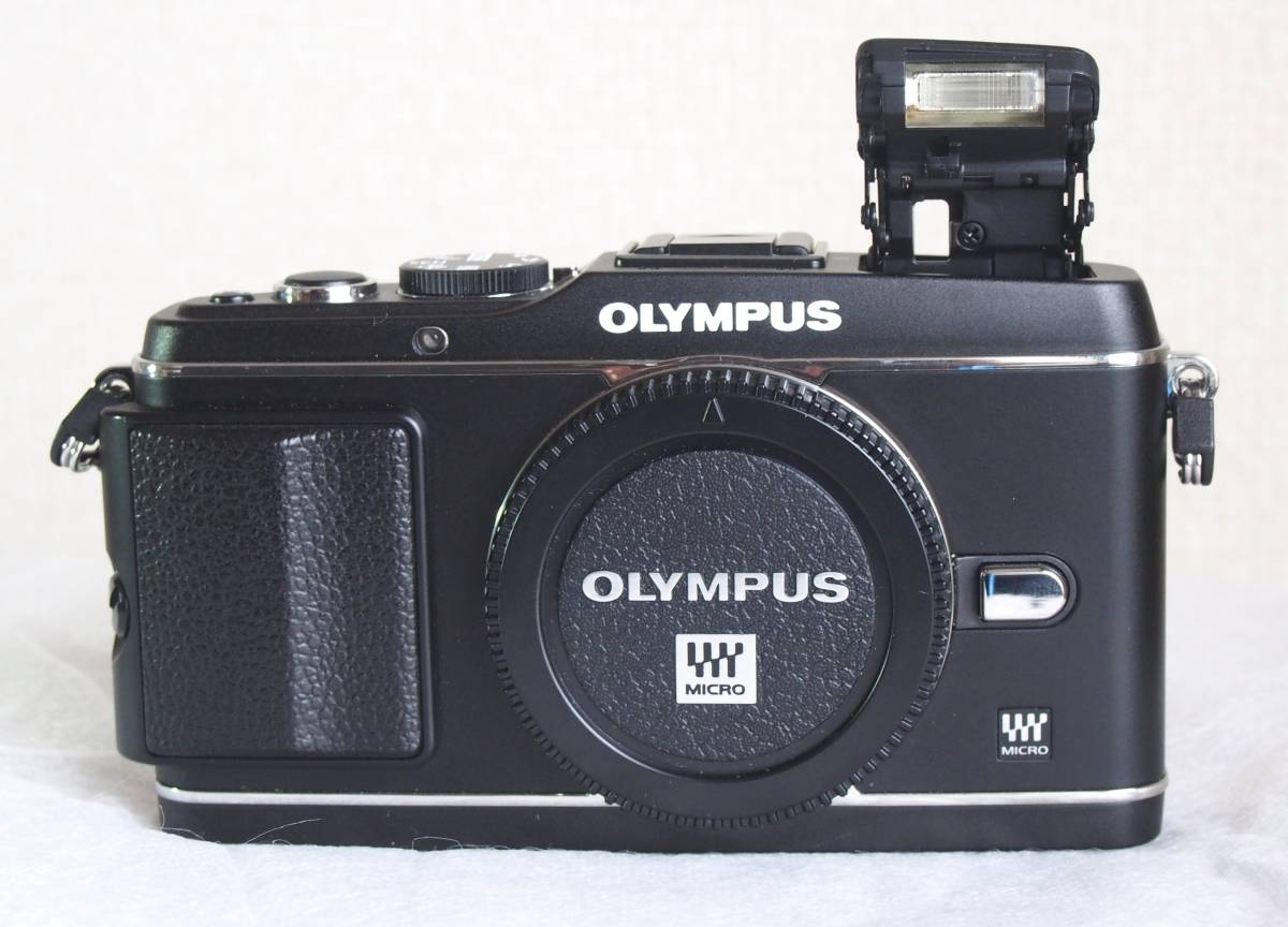 Olympus Pen E-P3 純正バッテリー、純正充電器付き　ブラック　黒_画像8