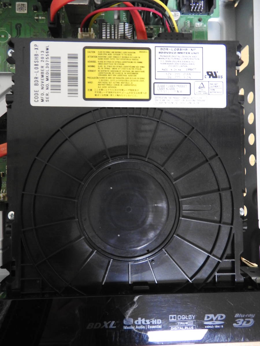 Panasonic パナソニック HDD ブルーレイディスクレコーダー DMR-BR585 320GB BD/DVD/CD DIGA 2011年製 ジャンク扱い_画像10