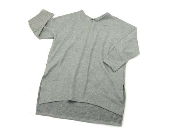 【お買い得!】 ★ GU / ジーユー ★ レディース Vネック フリース トップス グレー サイズ:XL