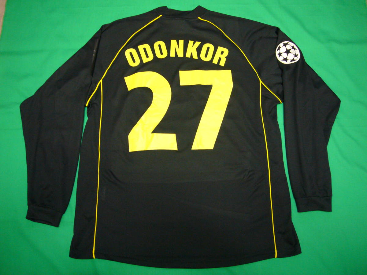 選手支給品 ドルトムント(A) No.27 オドンコール ODONKOR 01-02 BVB BORUSSIA DORTMUND PLAYER ISSUE SHIRT ドイツ 選手用　goool_画像2