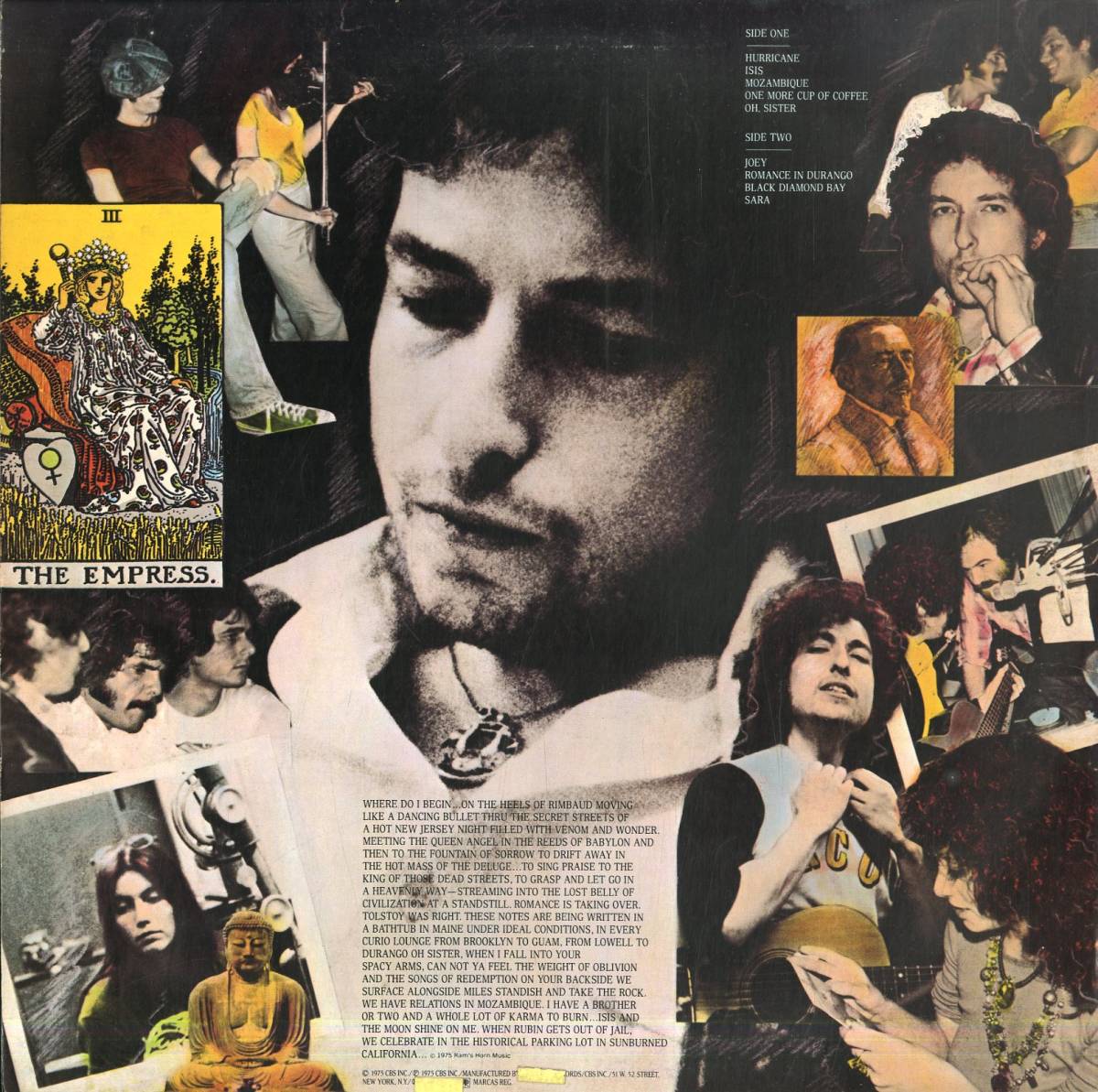 A00581405/A00581405/LP/ボブ・ディラン (BOB DYLAN)「Desire (1976年・PC-33893・ブルースロック・フォークロック)」_画像2