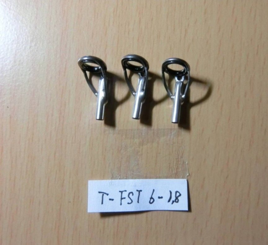 【3個】チタンフレームSicガイド T-FST6-1.8 実釣未使用 管gy2403843s170ypm