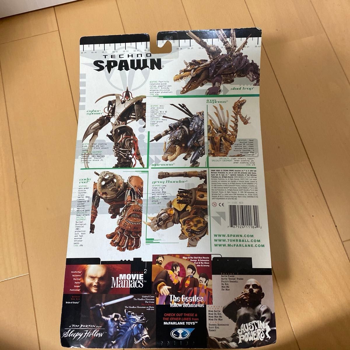 【フィギュア】SPAWN CodeRed スポーン　コードレッド McFARLANE TOYS　テクノスポーン1999年製