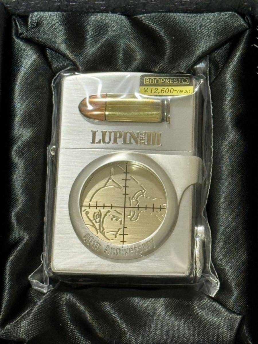 zippo LUPIN THE THIRD SILVER METAL ルパン三世 40周年記念 2007年製 40th Anniversary Special 両面 立体メタル 3面加工品 専用ケース_画像4