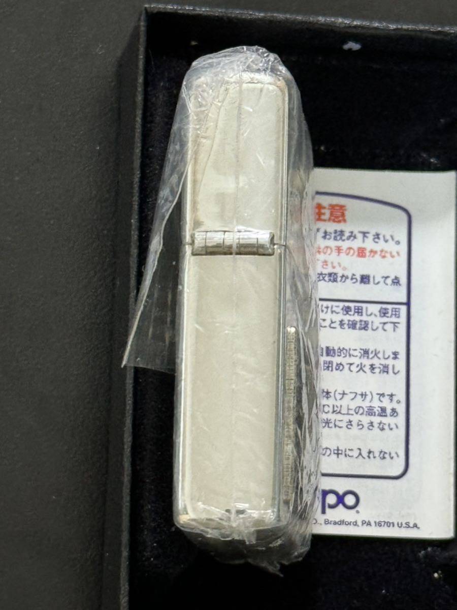 zippo bB Powered by TOYOTA 立体メタル 両面デザイン 年代物 1999年製 silver シルバー トヨタ デットストック ケース 保証書_画像5