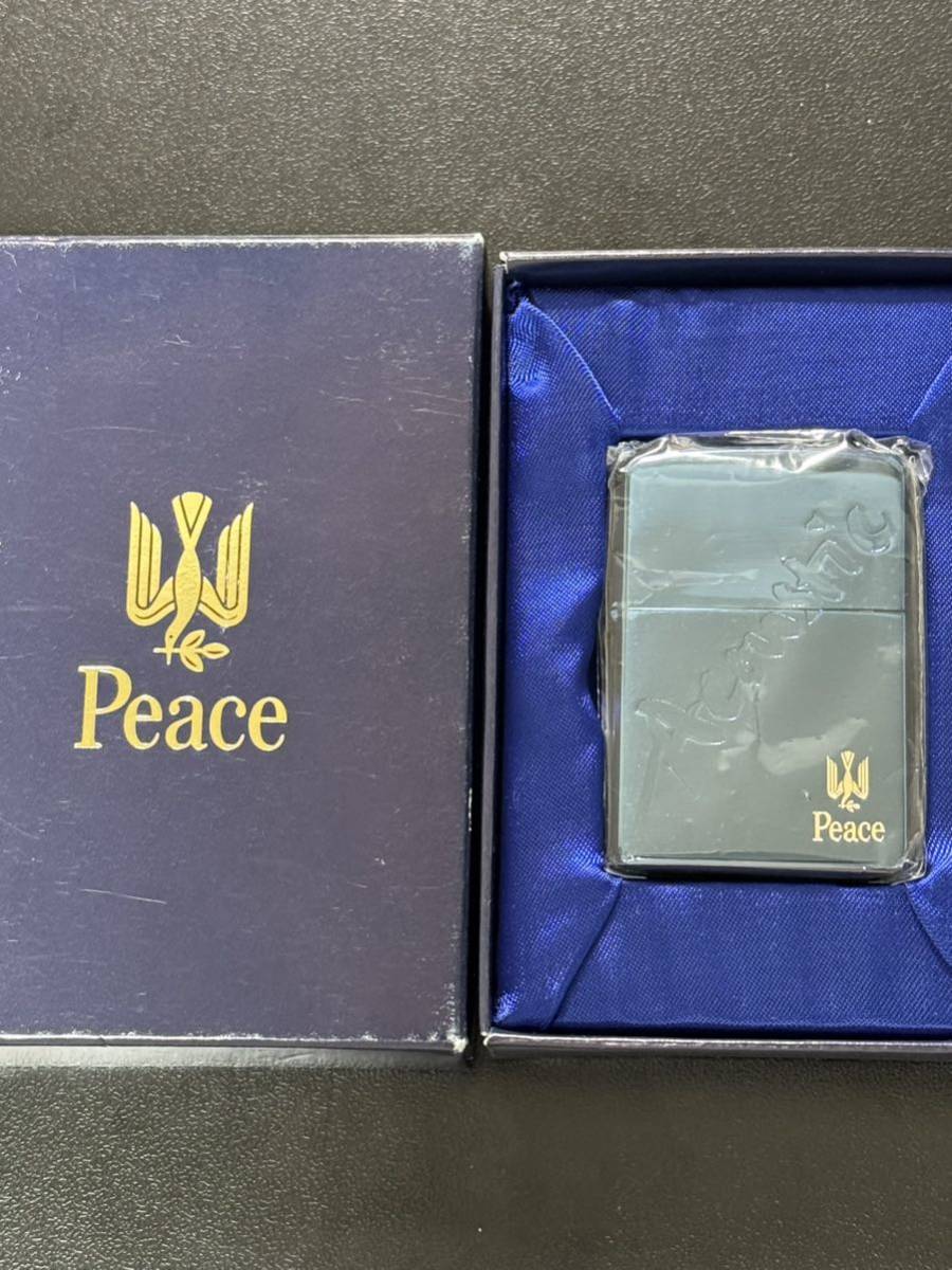zippo Peace Acoustic BLUE TITAN 限定品 ピース zippo Peace Acoustic BLUE TITAN 限定品 ピース