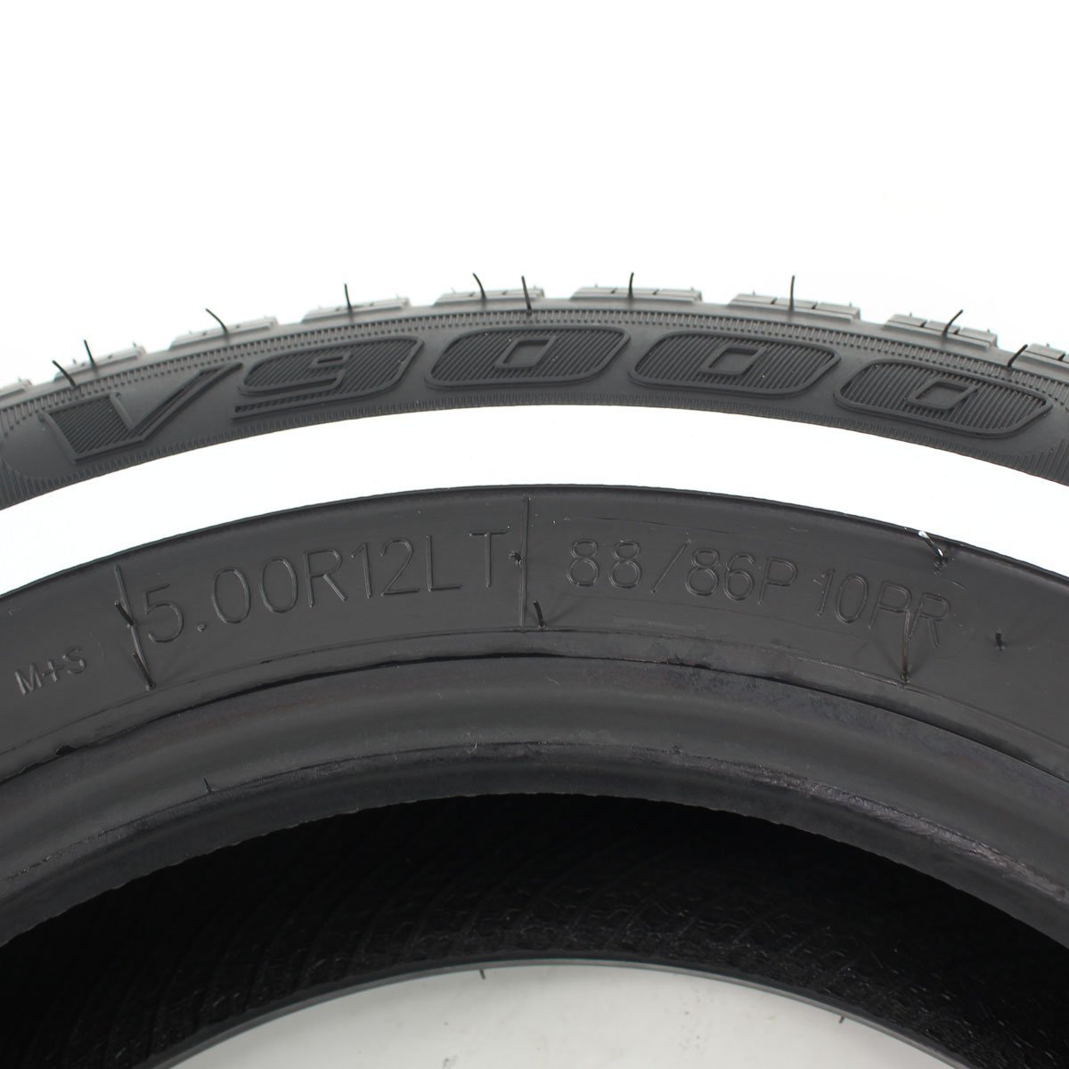 送料無料 ☆ VITOUR TIRE V9000 WSW 5.00R12LT-10PR タイヤ ヴィツァー 新品 未使用 4本セット 12インチ ホワイトリボン 145/80R12 ☆_画像6