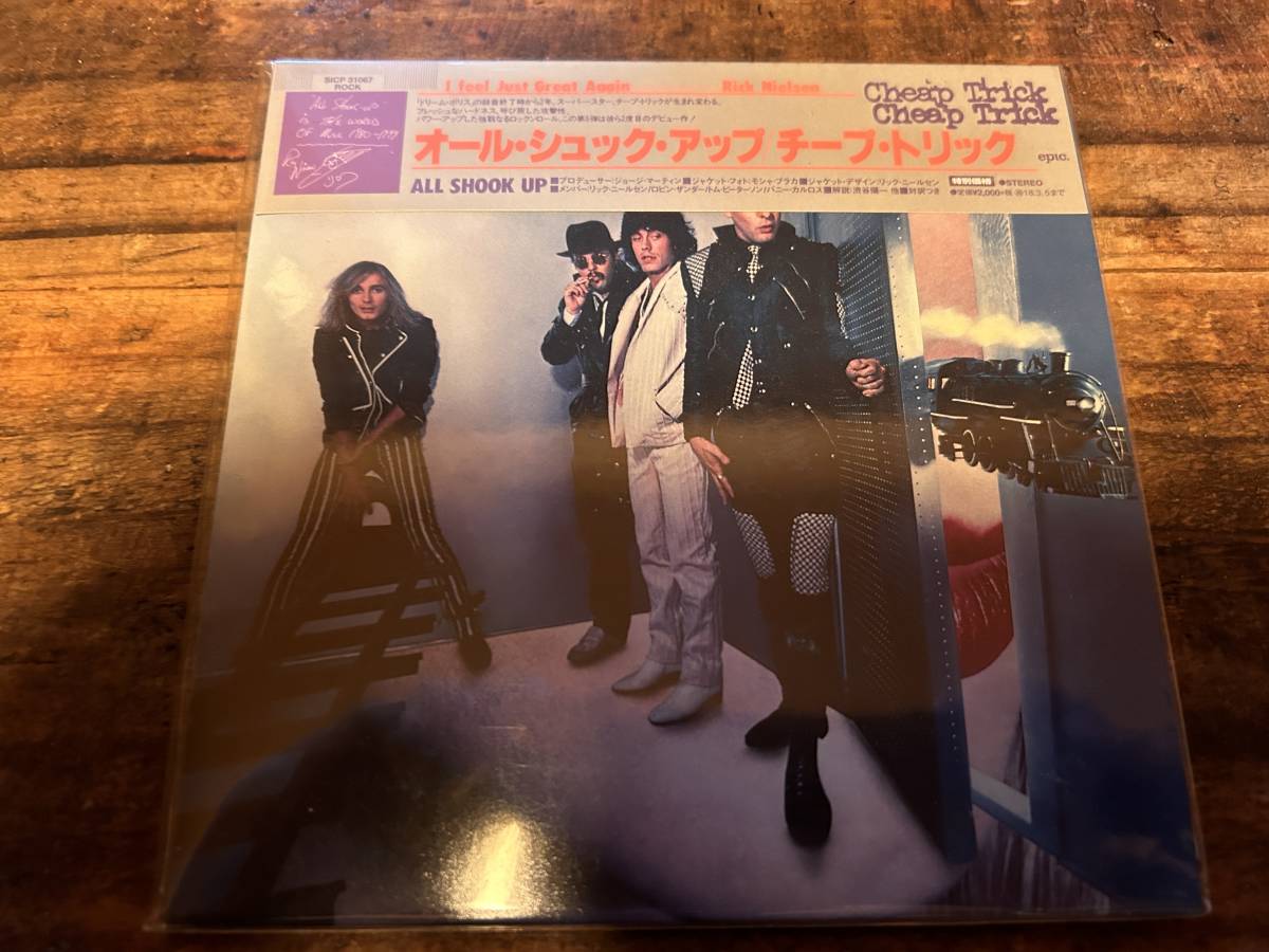 紙ジャケ BLU-SPEC CD2 / CHEAP TRICK / ALL SHOOK UP_画像1