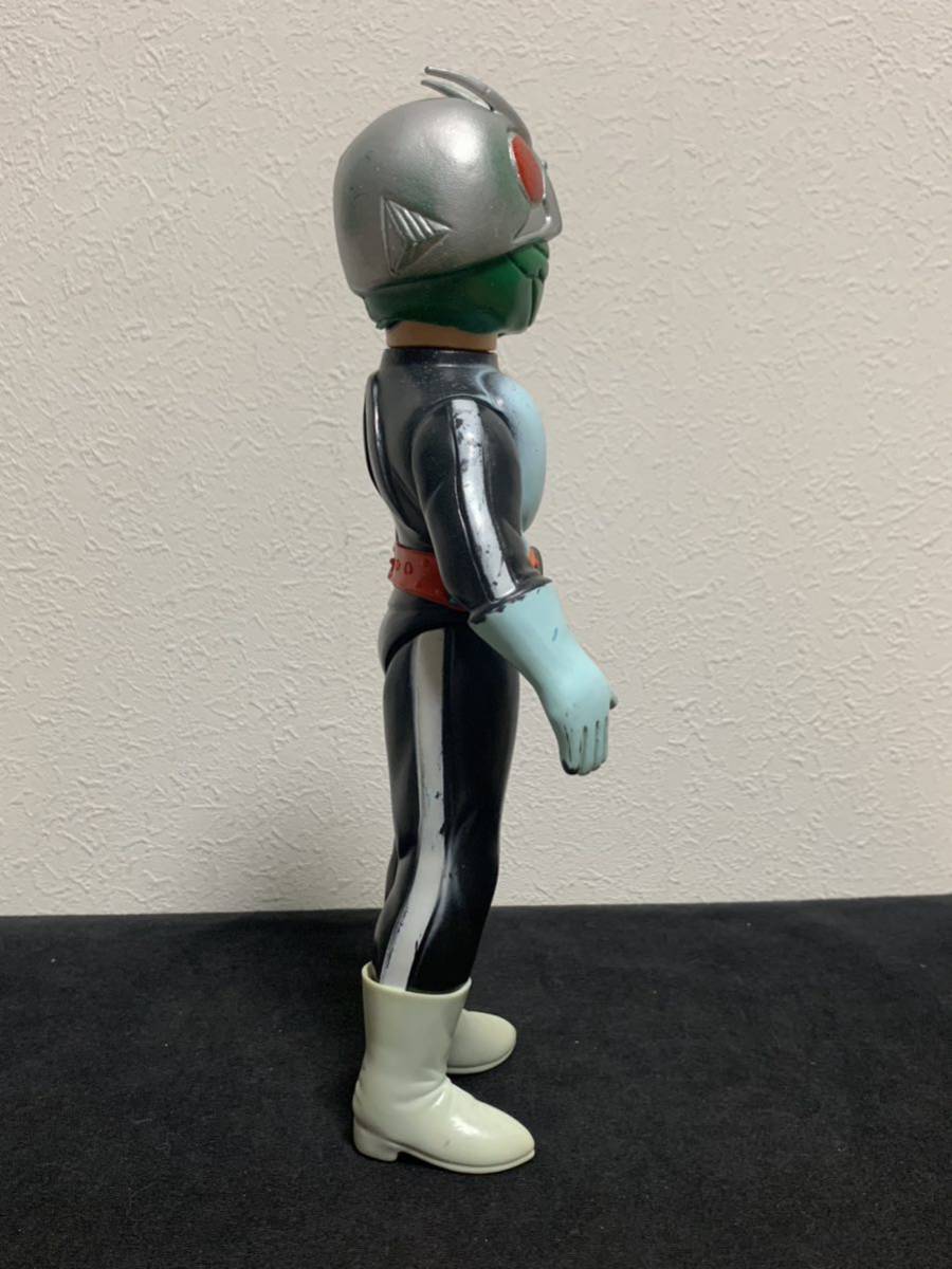 ソフビ 当時物 仮面ライダー 旧バンダイ ブーツ付き おたふく顔 ベルトオマケ Yahoo!オークション - 旧バンダイ 仮面ライダー ソフビ ブリキ