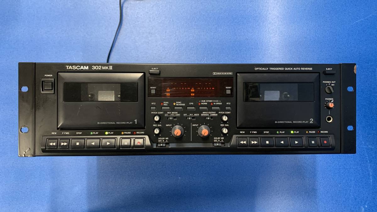 現状渡し】【概ね美品】TASCAM 302MKⅡ【識別A】 オーディオ機器 現状渡し】【概ね美品】TASCAM 302MKⅡ【識別A】 オーディオ機器