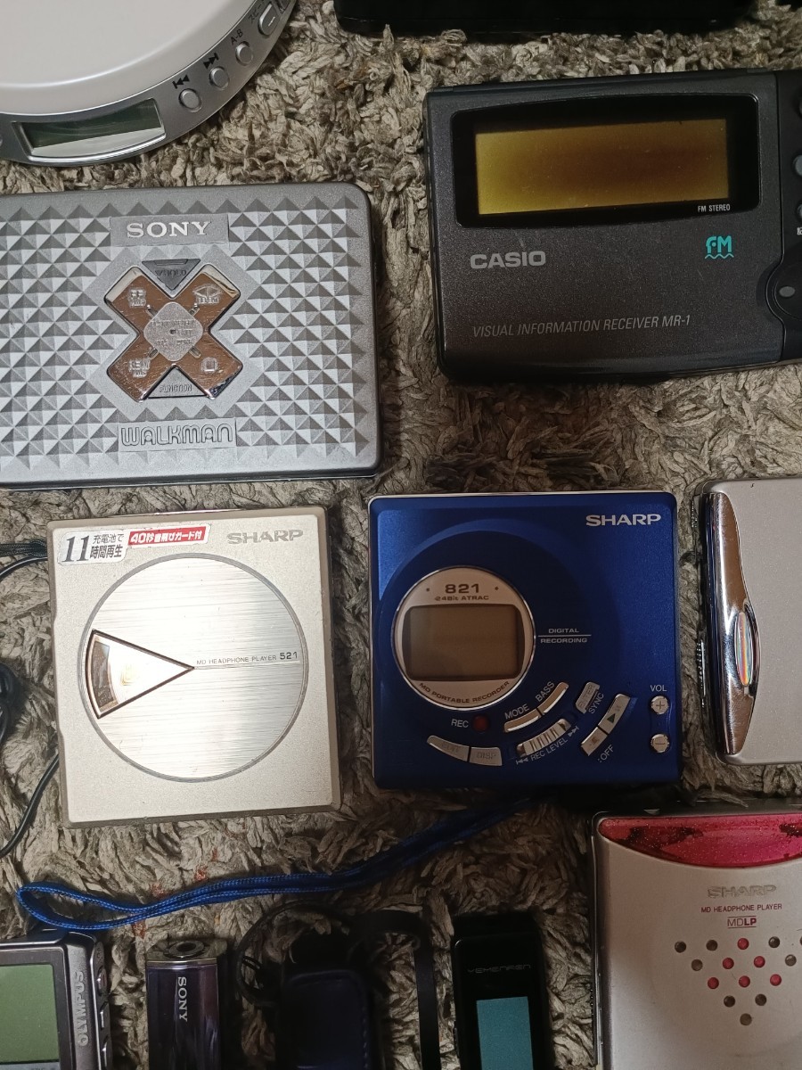 １円~SONY MD WALKMAN°CASIO°SHARP°TOSHIBA°OLYMPUS°PANASONIC°SANYO°AIWA°YEMENREN ウォークマン 32個まとめ売り_画像5