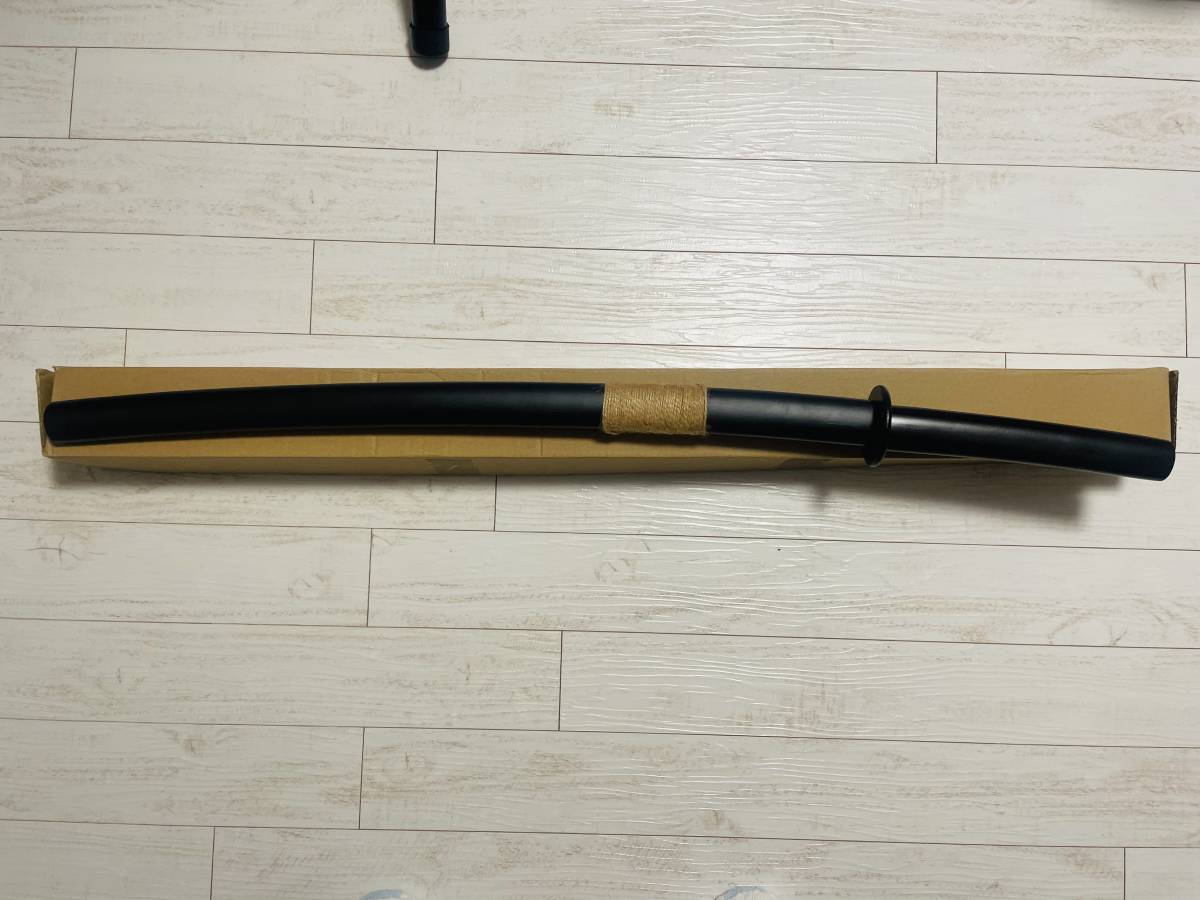 【新品・未使用】模造刀(木刀) 102cm (黒色)_画像1