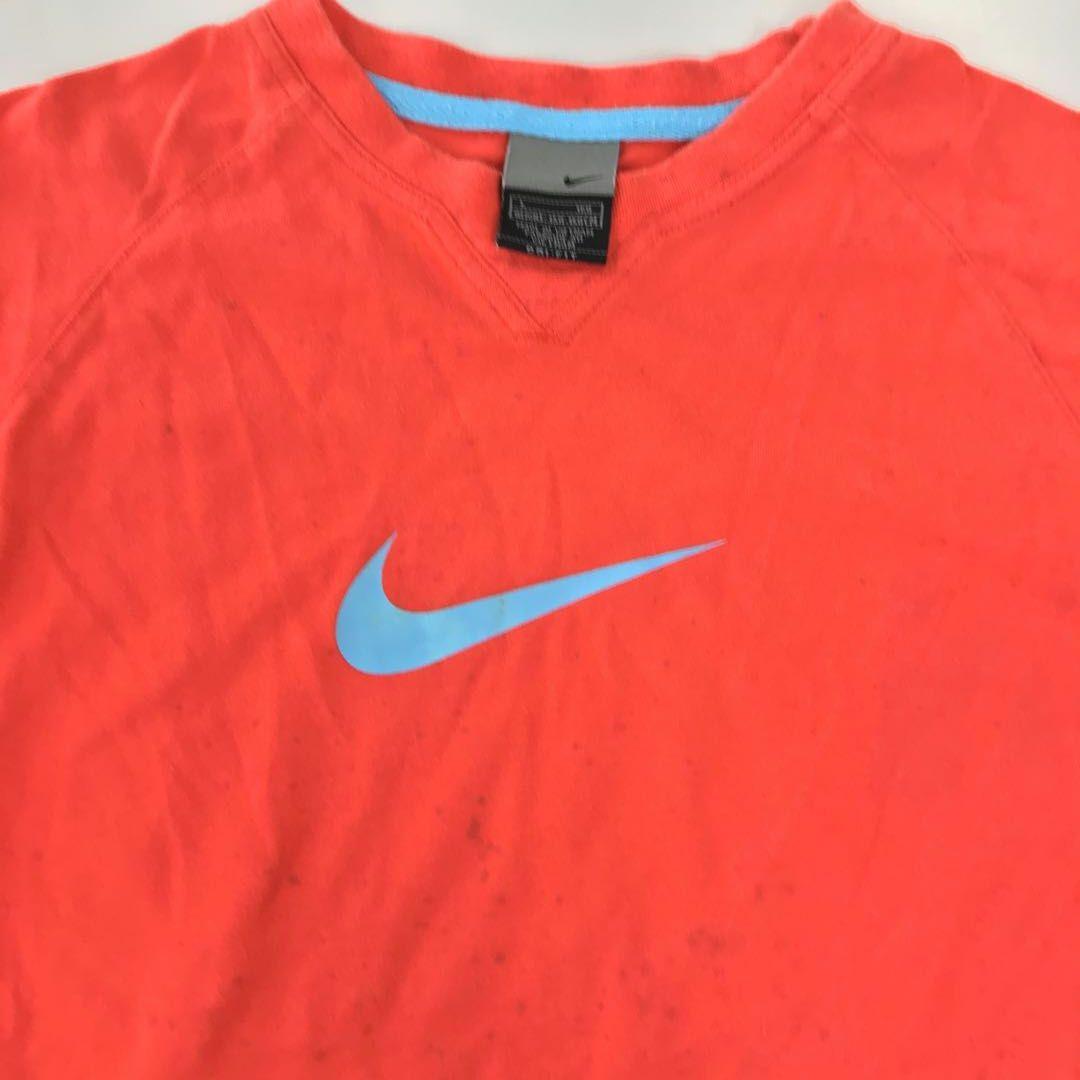 NIKE半袖Tシャツ　ビッグロゴ赤キッズL　c5_画像4