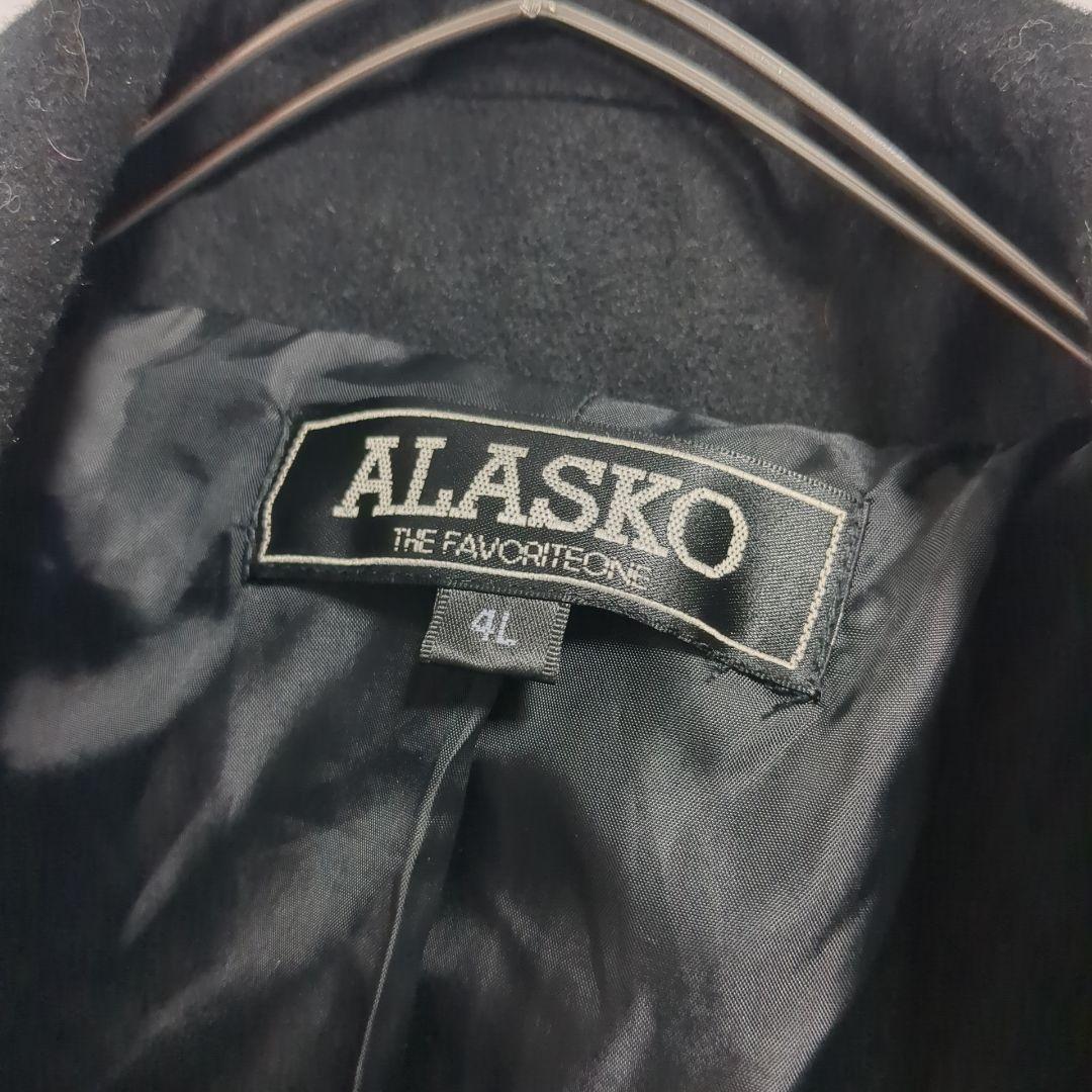 ALASCO ピーコート　ビッグサイズ　メンズ4L黒　c2_画像7
