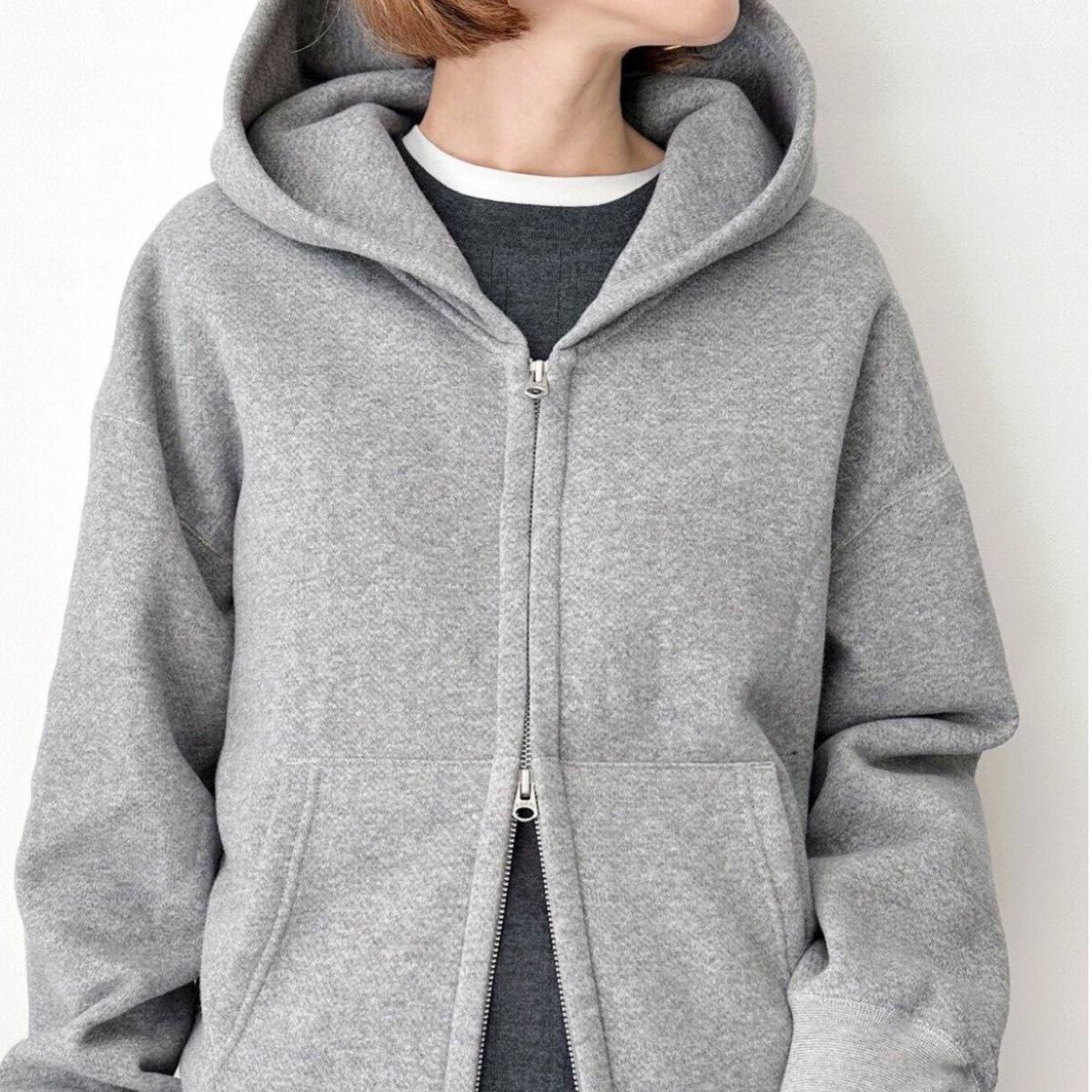 L'Appartement【AMERICANA/アメリカーナ】 WIDE FULLZIP HOODIE L'Appartement【AMERICANA/アメリカーナ】 WIDE FULLZIP HOODIE