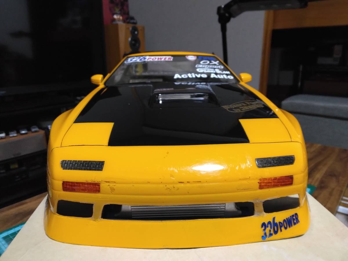 TOPLINE　トップライン　FC3S　RX-7　３２６Power仕様　ジャンク品　1/10　F：200mm R：202mm ホイールベース：256mm 売切り　おまけ付き_画像6